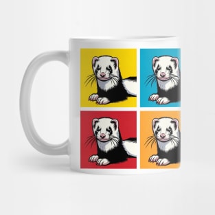 Pop Ferret Art - Cute Ferrets Mug